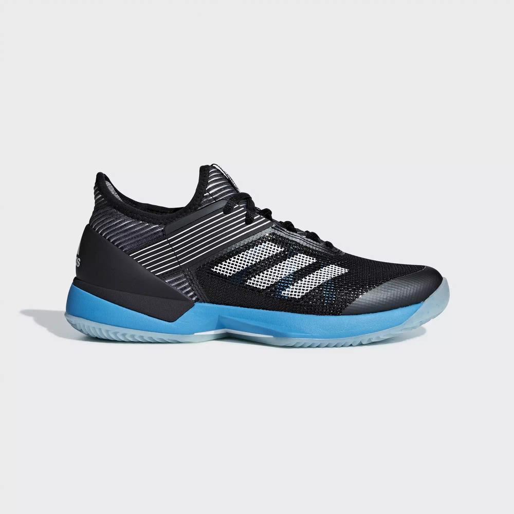 Adidas Adizero Ubersonic 3.0 Clay Zapatillas De Tenis Negros Para Mujer (MX-22039)